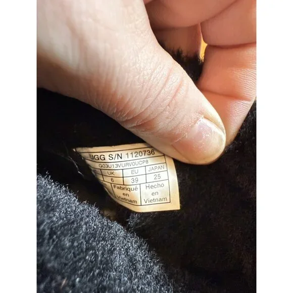 UGG THEBES WOMEN CLOG SUEDE BLACK US 8 /UK 6 /EU 39 EUC - Picture 6 of 12